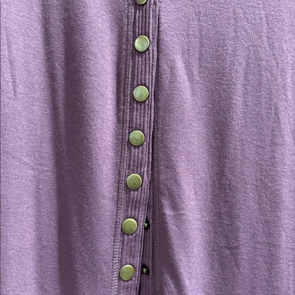 Zenana Outfitters Purple Knit Top - Picture 3 of 5